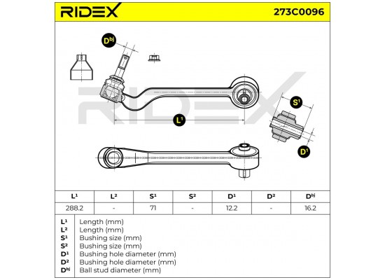 Bmw 1 Serisi E81 - E87 Kasa &Ouml;n Sağ Alt Salıncak Meyle Marka