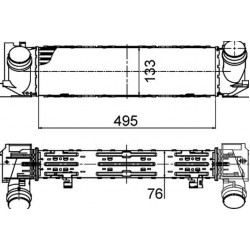 Bmw 2 serisi F22 Kasa 220d N47N İnterkol Radyatörü Valeo Marka Bmw 2 serisi F22 Kasa 220d N47N İnterkol Radyatörü Valeo Marka