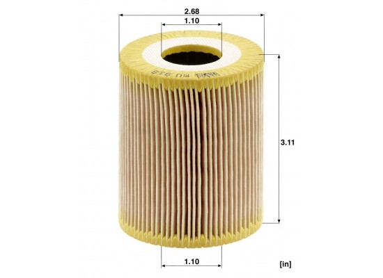 Bmw 3 Serisi E36 Kasa 320i M50 Yağ Filtresi Mann Marka