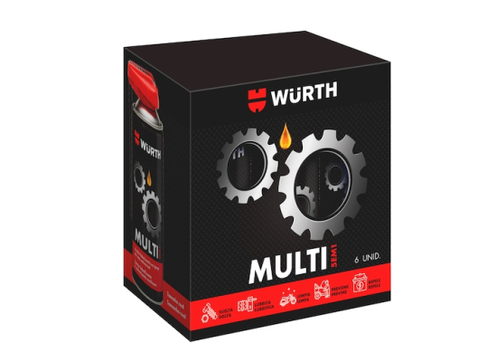 Mini 6 CARE OILS IN WÜRTH MULTI COBRA PROMO BOX Mini 6 CARE OILS IN WÜRTH MULTI COBRA PROMO BOX