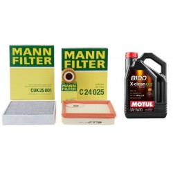 Bmw F20 118i B38 Engine Periodic Maintenance Filter Set Motul Oil