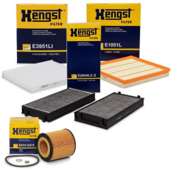 Bmw X6 Series E71 Chassis 35ix Gasoline Periodic Maintenance Filter Set Hengst