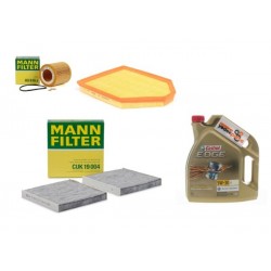 Bmw X3 Series F25 Case 1.8 2.0 Комплект фильтров периодического обслуживания Castrol Oil Mann Brand