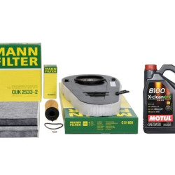 Bmw F10 Kasa 525dx Periyodik Bakım Filtre Seti Mann Marka Motul 5W30 EFE Mazotsuz Bmw F10 Kasa 525dx Periyodik Bakım Filtre Seti Mann Marka Motul 5W30 EFE Mazotsuz