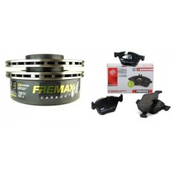 Bmw 5 Series E60 Chassis 525i Комплект передних тормозных дисков и колодок