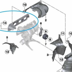 Bmw F30 Kasa 320i ed Eksoz Manifold Contası Oem