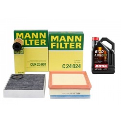 Bmw F20 Kasa 2015 Öncesi 116d Periyodik Bakım Filtre Seti MAZOTSUZ Mann Motul Yağ