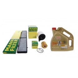 Bmw E90 Kasa 320i Periyodik Bakım Filtre Seti Mann Marka Castrol 5W30