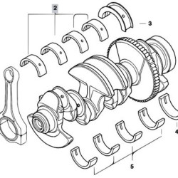 BMW Bed Arm N40 N42 050 Set E46 03 04< 11247506277