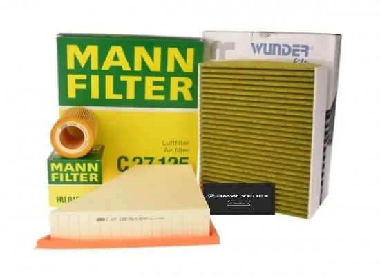 Bmw F10 Kasa 520i Periyodik Bakım Filtre Seti Yağsız Bmw F10 Kasa 520i Periyodik Bakım Filtre Seti Yağsız