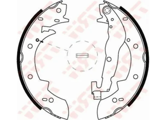 BMW E30 Arka Pabuç Fren Balatası - 34219064270 TRW BMW E30 Arka Pabuç Fren Balatası - 34219064270 TRW