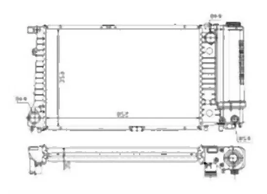BMW E34 520 M50 Radyatör - 17111723941 RADISEN BMW E34 520 M50 Radyatör - 17111723941 RADISEN