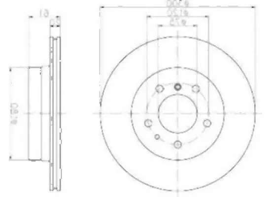BMW E34 540 M5 Arka Fren Diski Takım - 34211165265 TEXTAR