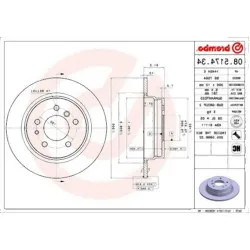 BMW E34 Arka Fren Diski Takım - 34211162305 BREMBO BMW E34 Arka Fren Diski Takım - 34211162305 BREMBO