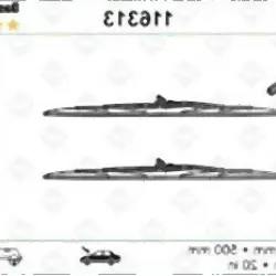 BMW E30 E36 Silecek Takımı 50/53cm - 61618353297 SWF