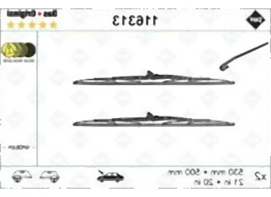 BMW E30 E36 Silecek Takımı 50/53cm - 61618353297 SWF BMW E30 E36 Silecek Takımı 50/53cm - 61618353297 SWF