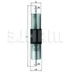 BMW E36 Z3 M3 Benzin Filtresi - 13321405092 KNECHT
