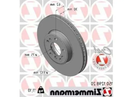 BMW E53 E83 Ön Fren Diski Takım - 34116859679 ZIMMERMANN BMW E53 E83 Ön Fren Diski Takım - 34116859679 ZIMMERMANN
