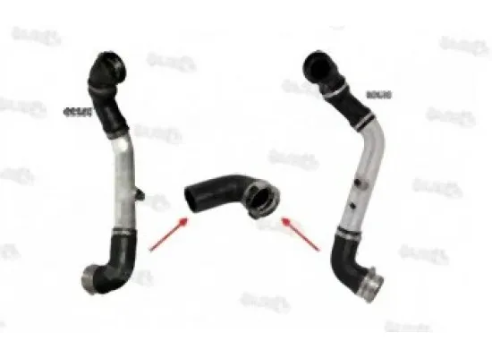 BMW E60 E61 M57N Turbo Interkooler Hortumu Sol Alt - 11617799400 iBRAS