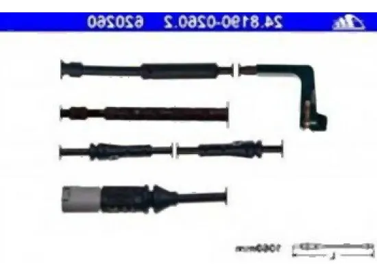 BMW F01 F02 09/2009 &Ouml;ncesi &Ouml;n Balata Fişi - 34356775850 ATE