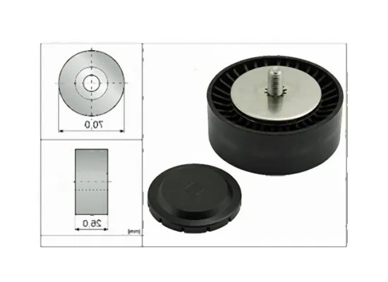 BMW M47N2 M57N2 Gergi Kasnağı - 11287790448 INA