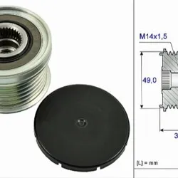 BMW Alternatör Kasnaği 53502681s ina 12317605480