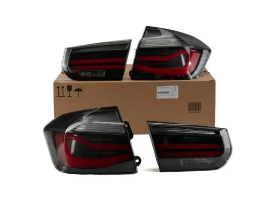 Bmw F30 Kasa Füme Stop Lamba Seti İç Ve Dış Takım M-Performance Orijinal Bmw