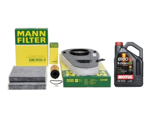 Bmw F10 Kasa 525dx Periyodik Bakım Filtre Seti Mann Marka Motul 5W30 EFE Mazotsuz Bmw F10 Kasa 525dx Periyodik Bakım Filtre Seti Mann Marka Motul 5W30 EFE Mazotsuz