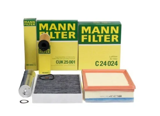 Bmw F36 Gran Coupe 420d 2012-2014 Arası Periyodik Bakım Filtre Seti Mann Marka Bmw F36 Gran Coupe 420d 2012-2014 Arası Periyodik Bakım Filtre Seti Mann Marka