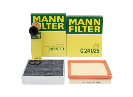 Bmw F30 Kasa 318i Periyodik Bakım Filtre Seti Mann Marka