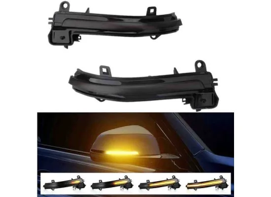 Bmw 1 Serisi F20 Kasa Ayna Sinyal Seti Kayar Ledli