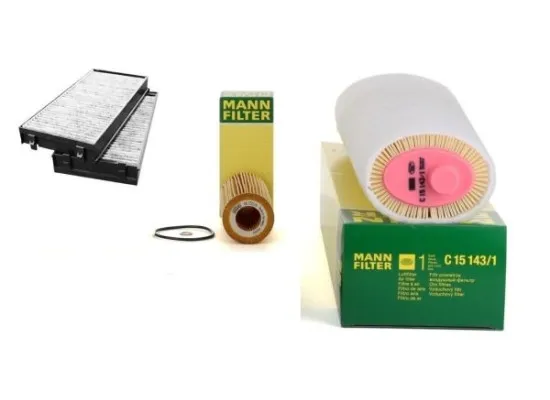 Bmw X5 E70 Kasa 2007-2010 Periyodik Bakım Filtre Seti Mann Marka Mazotsuz Bmw X5 E70 Kasa 2007-2010 Periyodik Bakım Filtre Seti Mann Marka Mazotsuz