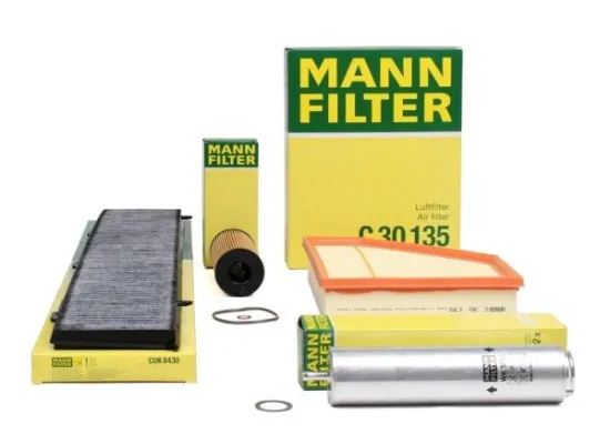 Bmw E90 320d 2010 Sonrası 177 HP Periyodik Bakım Filtre Set Mann Marka Bmw E90 320d 2010 Sonrası 177 HP Periyodik Bakım Filtre Set Mann Marka