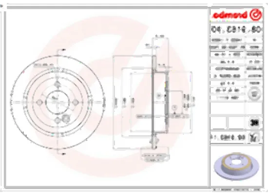 MINI R50 R52 R53 R55 R56 R57 R58 R59 Arka Fren Diski Takım - 34211503070 BREMBO MINI R50 R52 R53 R55 R56 R57 R58 R59 Arka Fren Diski Takım - 34211503070 BREMBO