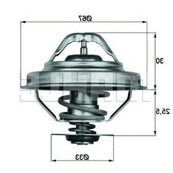 BMW E34 E36 E38 E39 Z3 M40 M42 M50 M52 Термостат 92C - 11537511083 BEHR