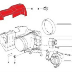 BMW E34 E36 Z3 M43 Крышка дроссельной заслонки - 13541247753 BMW Оригинал