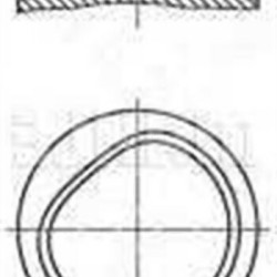 BMW E36 E34 1.8 After 09/1991 M40 Поршень Std (Инструмент) - 11251739301 MAHLE
