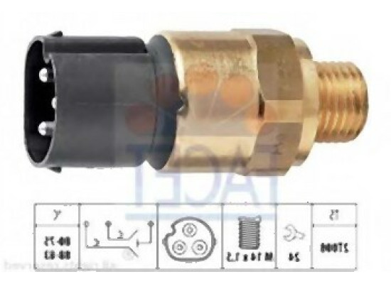 Переключатель вентилятора для BMW E36 M3 M42 M43 M44 - 61318361787 FACET