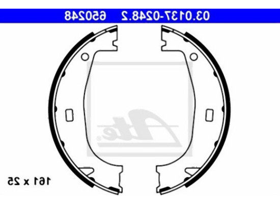 Колодка ручного тормоза BMW E36 Z3 — 34416761289 ATE