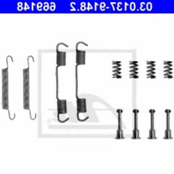 BMW E36 Z3 Ремкомплект колодок ручного тормоза — 34419064274 ATE