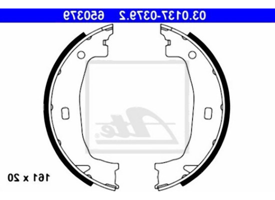 Колодки ручного тормоза для BMW E46 E81 E82 E84 E85 E86 E87 E88 E90 E91 E92 E93 F30 F31 F32 F33 F36 - 34416761291i ATE