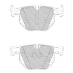 BMW E60 E61 E63 E64 Колодки задние тормозные - 34216763044 JURID