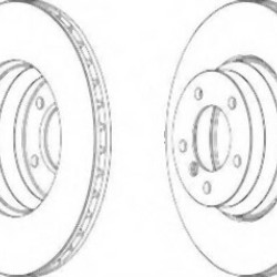 BMW E81 E82 E84 E87 E88 E90 E91 E92 E93 F20 F21 F22 F23 F30 F31 F32 F33 F34 F36 Передний тормозной диск в сборе - 34116854999m FERODO