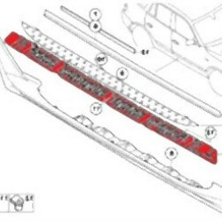 BMW E83 Правая ступенька - 51713401010 BMW Original