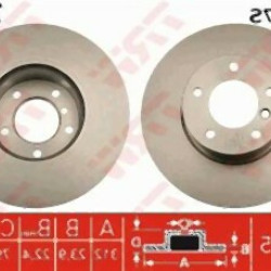 BMW E81 E82 E84 E87 E88 E90 E91 E92 E93 F20 F21 F22 F23 F30 F31 F32 F33 F34 F36 Передний тормозной диск в сборе - 34116854999m TRW