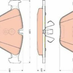 Передние тормозные колодки BMW E84 E90 E91 E92 E93 - 34116780711 TRW
