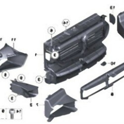 Передняя панель BMW F10 F11 — 51747200787 BMW Оригинал