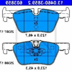 BMW F20 F21 F22 F23 F30 F31 F32 F33 F34 F36 Задние тормозные колодки - 34216850569 ATE