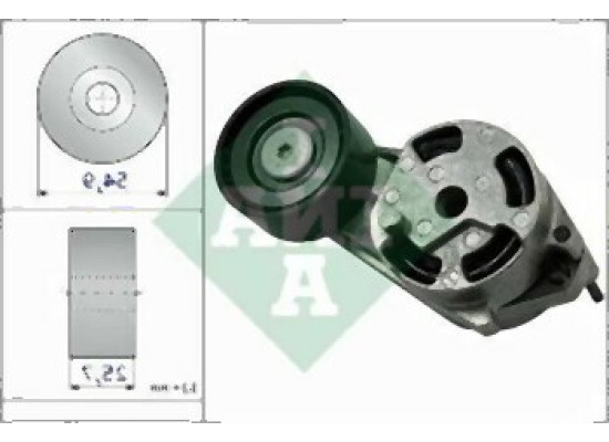 BMW F20 F21 F30 F31 N13 Натяжитель ремня - 11287603347 INA