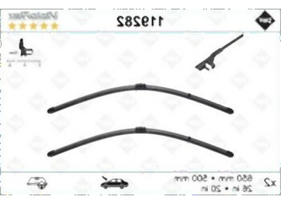 Комплект передних дворников BMW F25 F26 — 61612183576 SWF